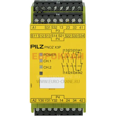 Реле безопасности Pilz PNOZ e3.1p PILZ